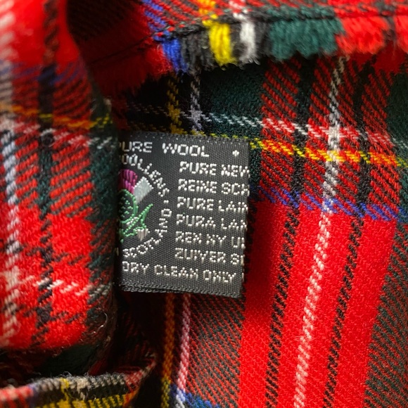 The Scotch House Wool Plaid Warp Skirt - Picture 15 of 16